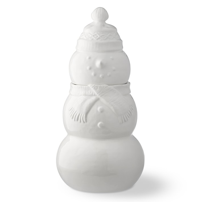 Snowman Stacking Cookie Jar