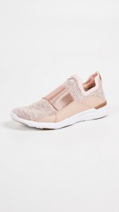 Rose Gold Athletic Shoes