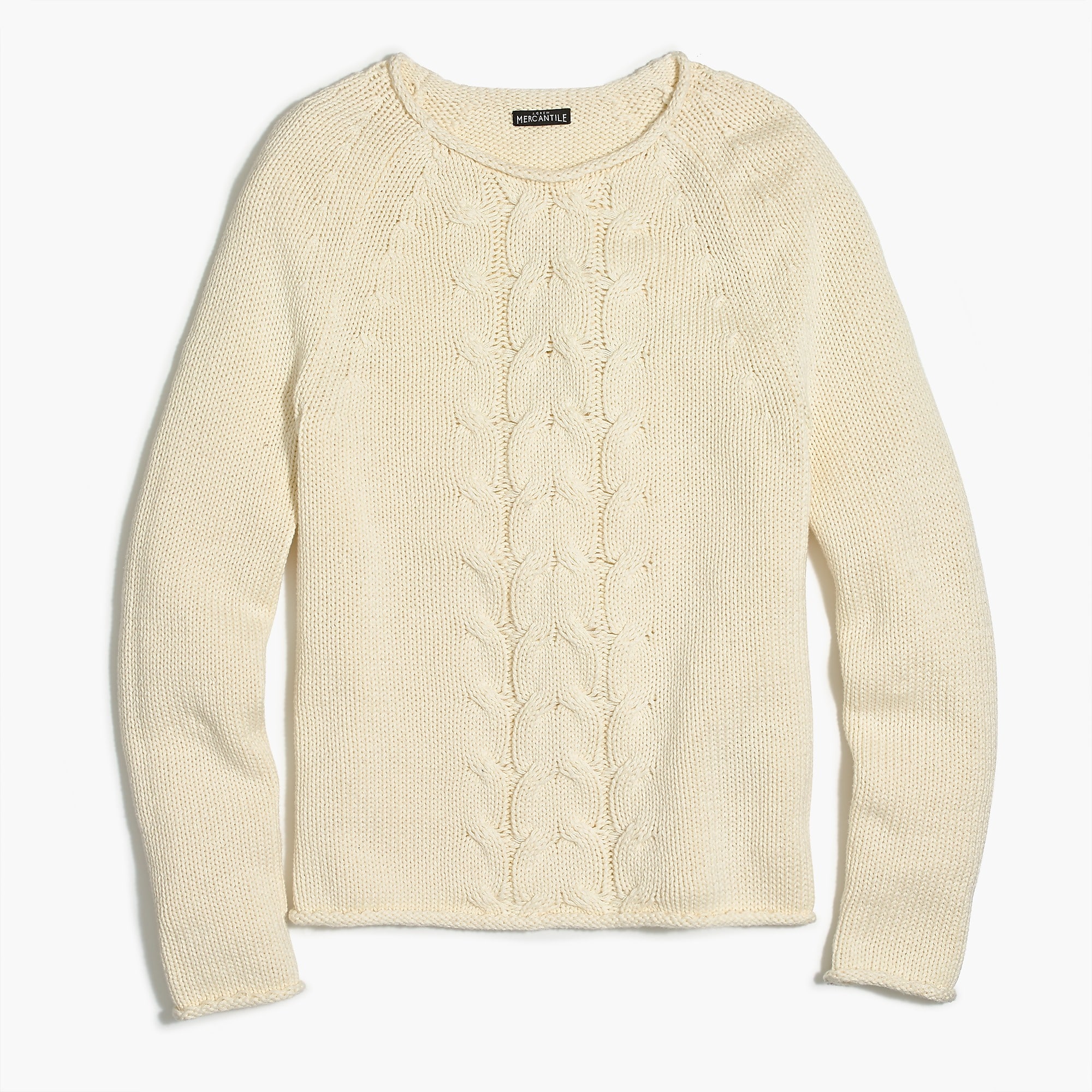 Champagne Cable Knit Sweater