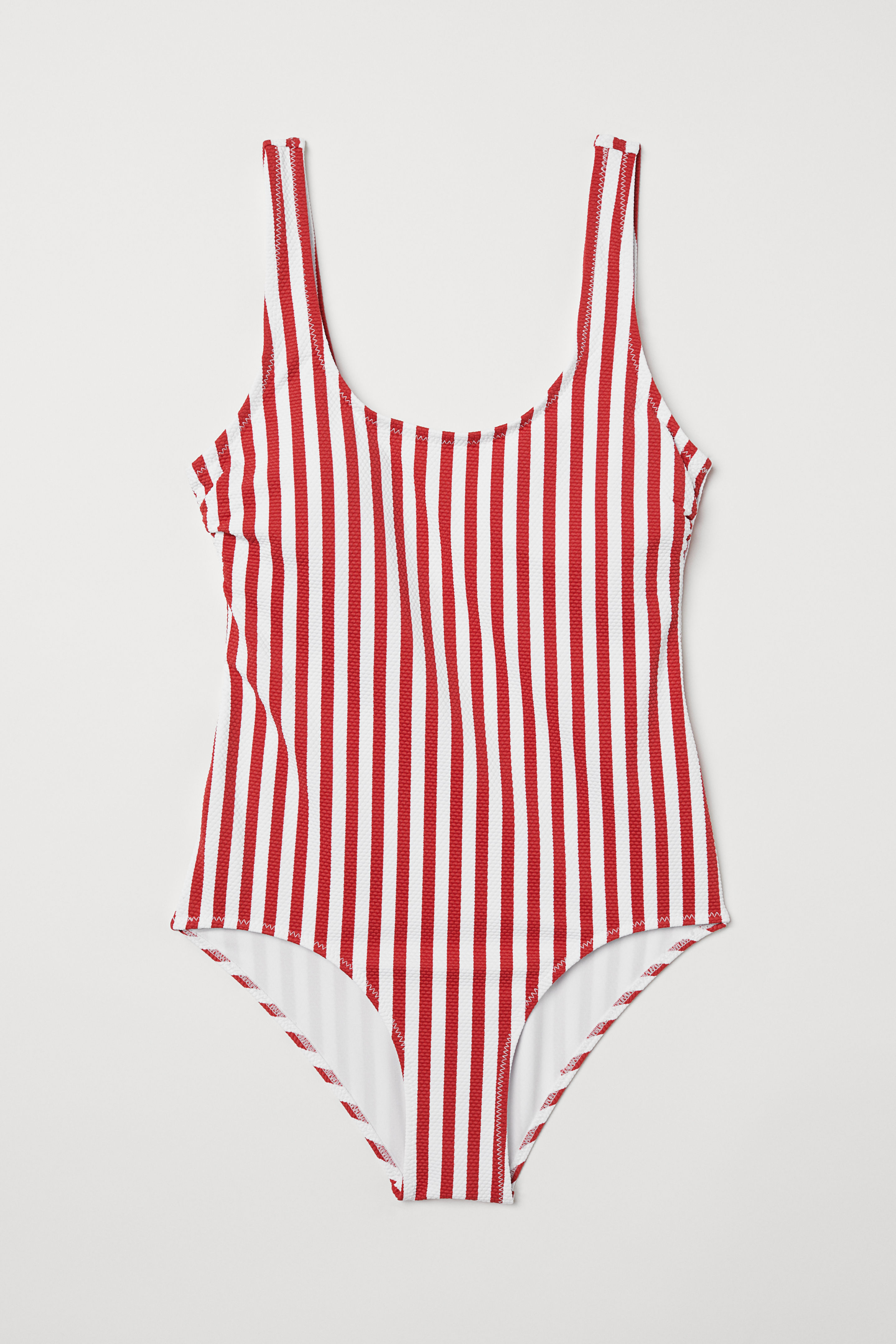 Lined Striped Swimsuit