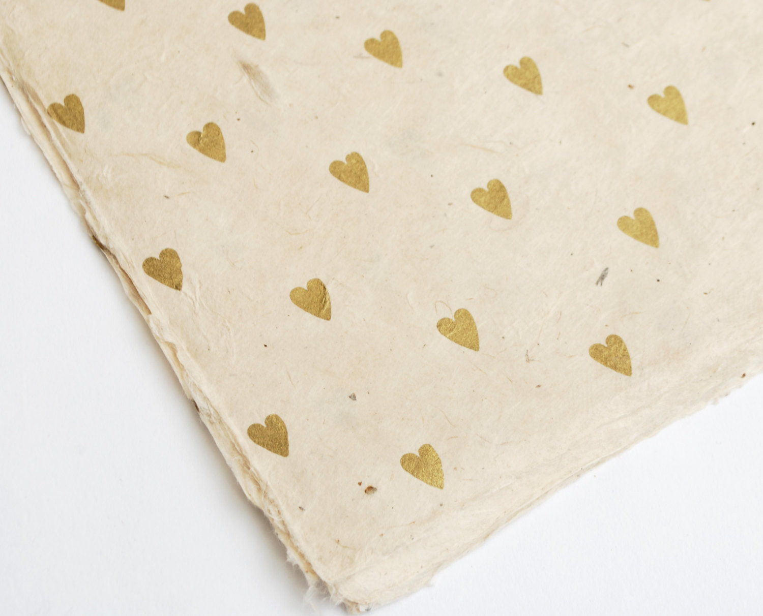 Gold Heart Gift Wrap