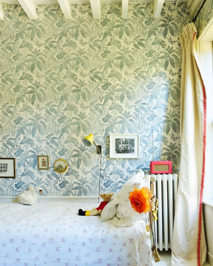 Marthe Armitage wallpaper floral Miranda Brooks childrens room nursery