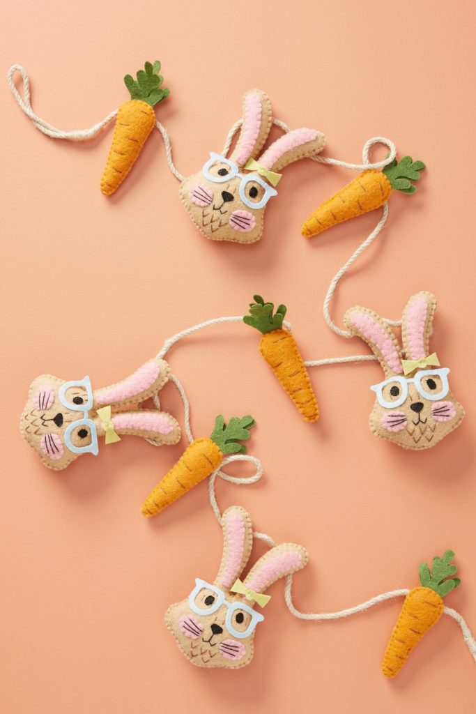 Bunny and Carrot Garland