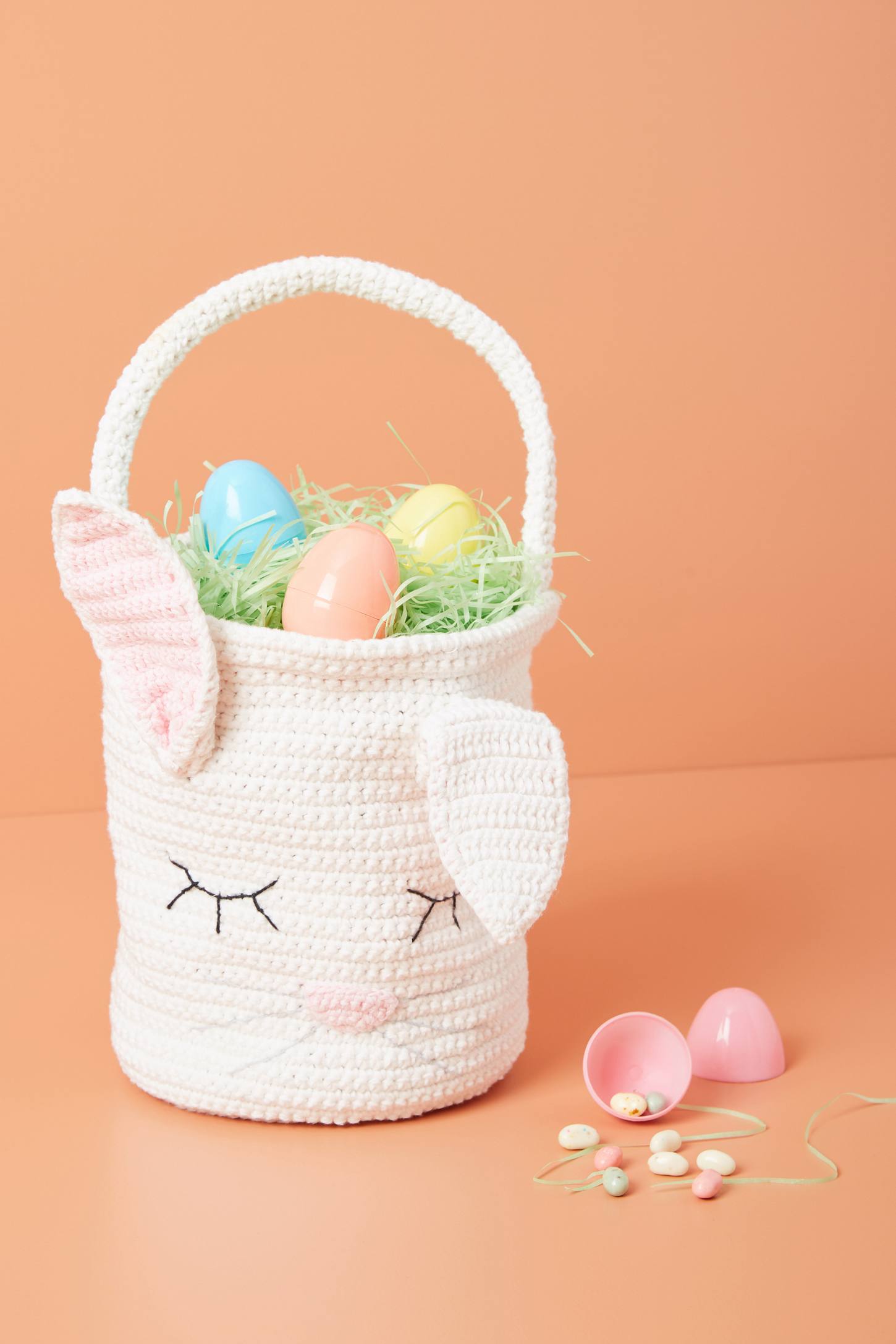 Woven Easter Bunny Basket