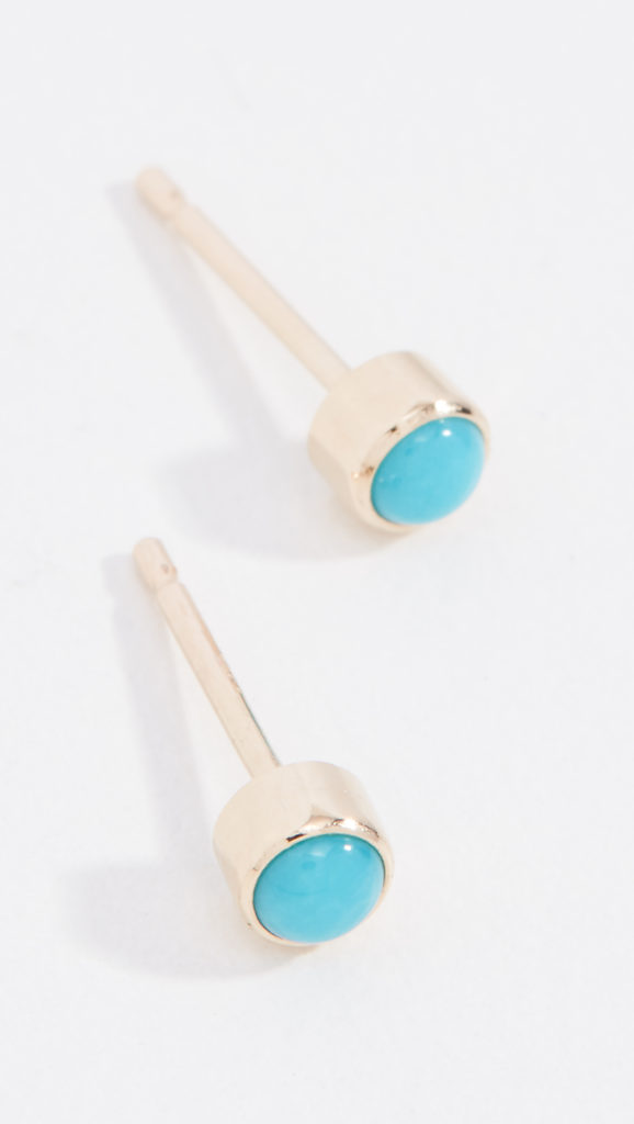 14k Gold and Turquoise Gemstones