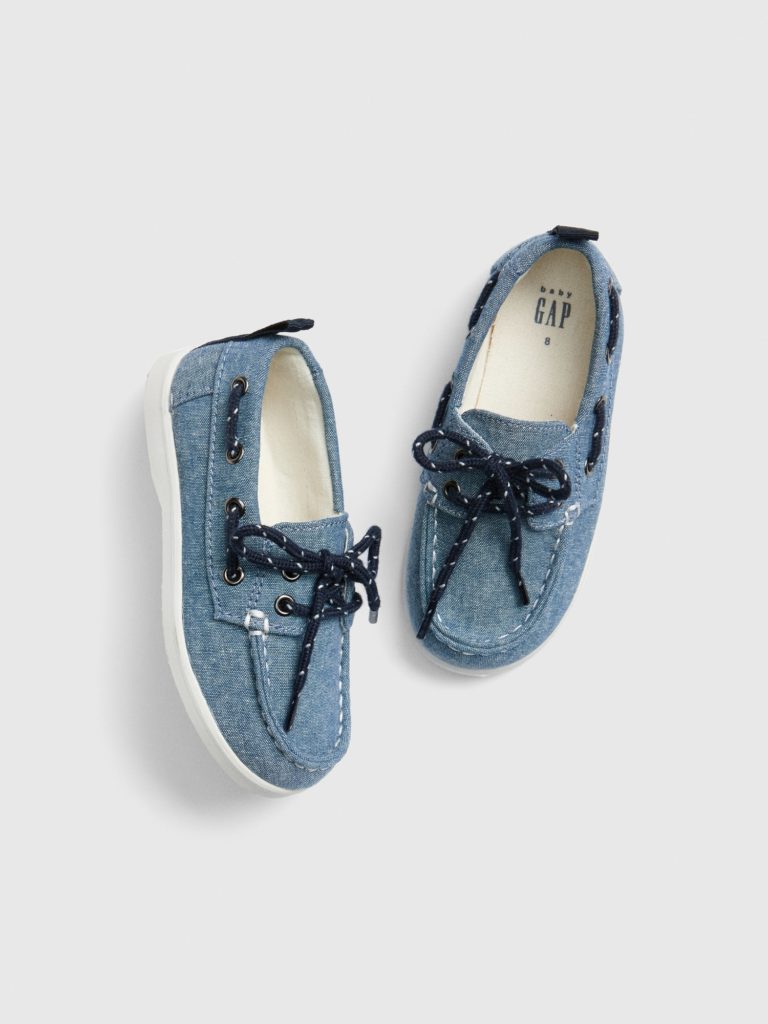 Baby Chambray Boat Shoes
