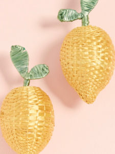 The Daily Hunt: Lemon Raffia Earrings and more!