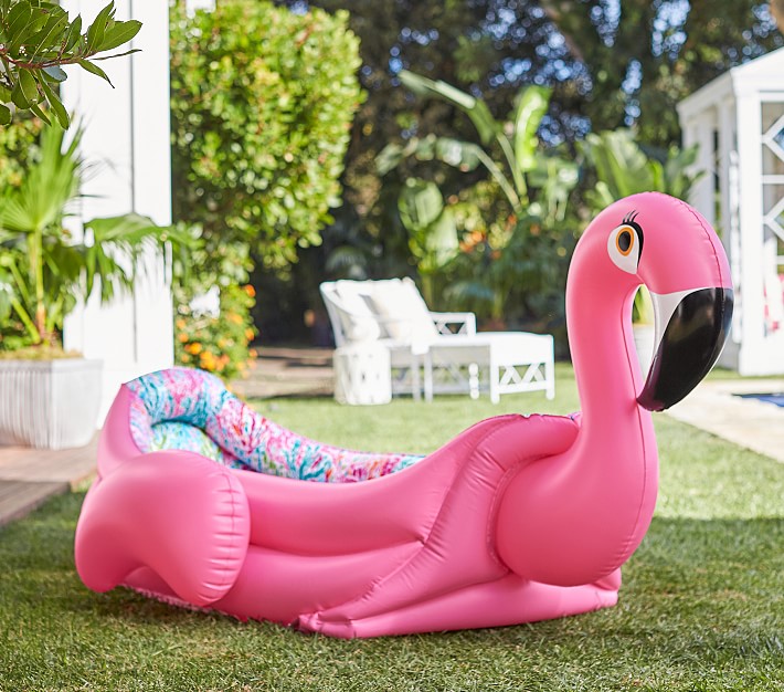 Lilly Pulitzer Pink Flamingo Inflatable Kids Pool