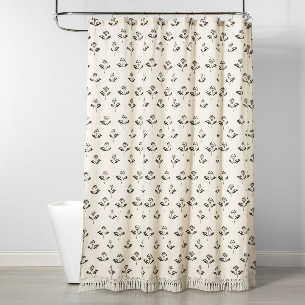 Floral Printed Shower Curtain