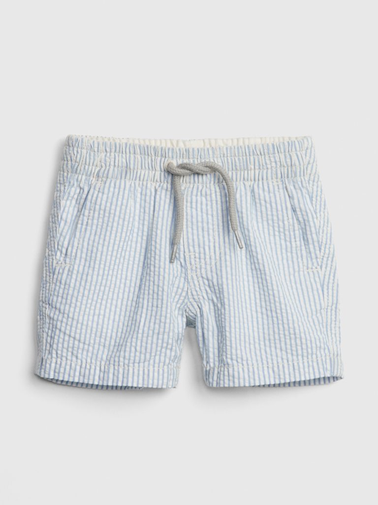 Seersucker Pull-On Shorts