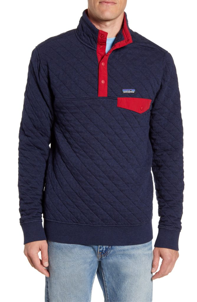 Quilted Fleece Pullover