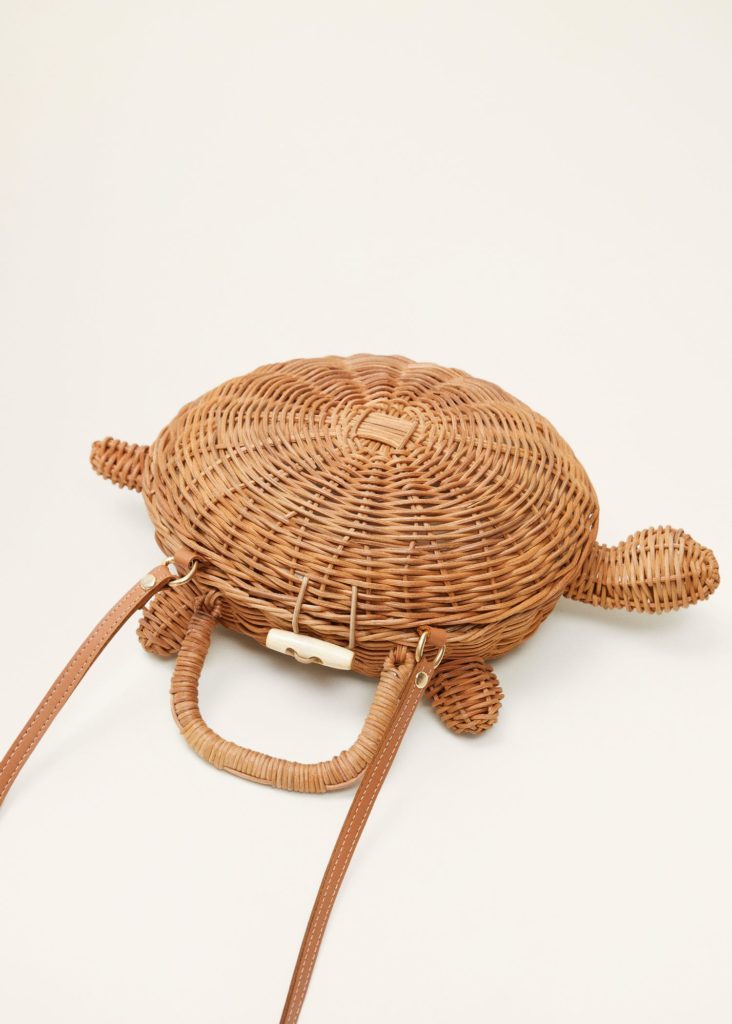 Turtle Wicker Bag