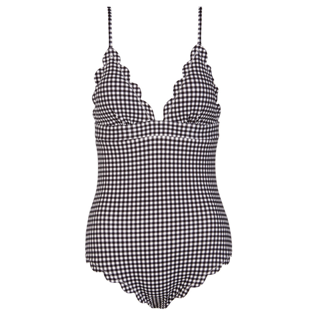 Gingham One Piece Bathing Suit