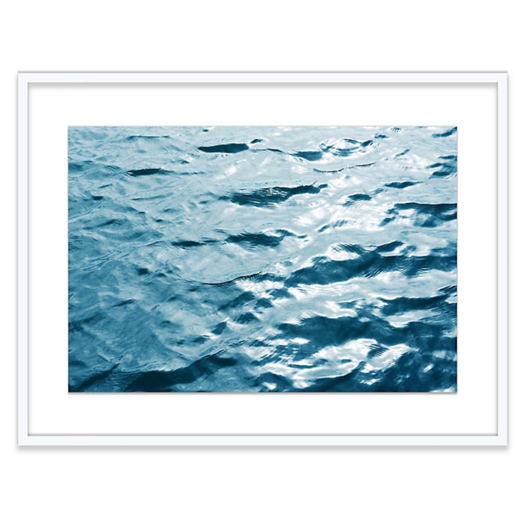 White Frame Water Print