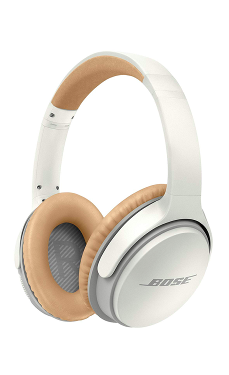 Bose Wireless headphones White Camel Brown Leather