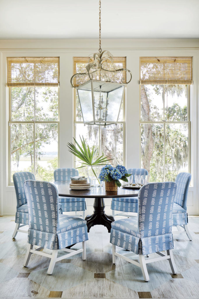 Dining Room Round Table Lantern Heather Chadduck Interiors Southern Living Idea House 2019