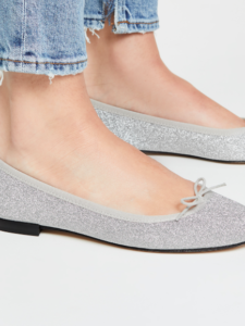 The Daily Hunt: Sparkly Silver Ballet Flats and more!