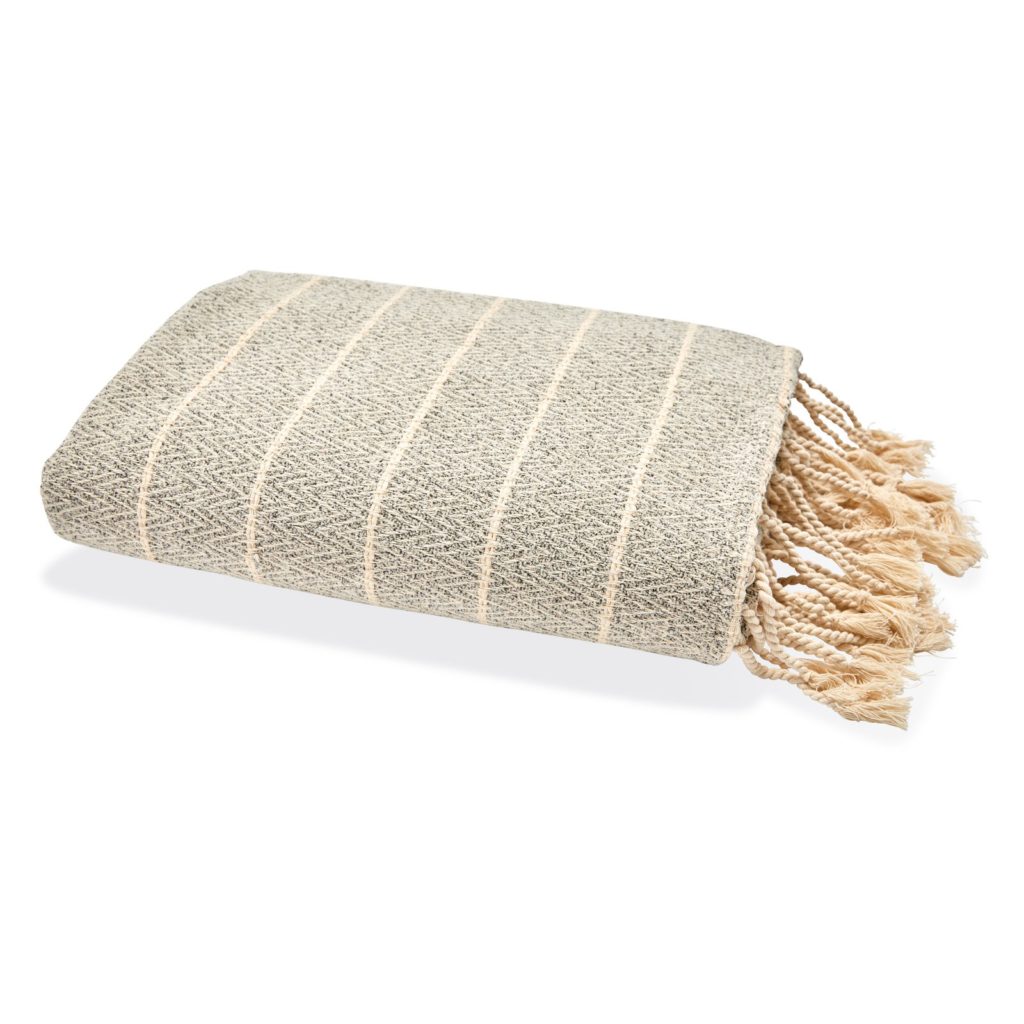 Striped Decorative Throw Blanket