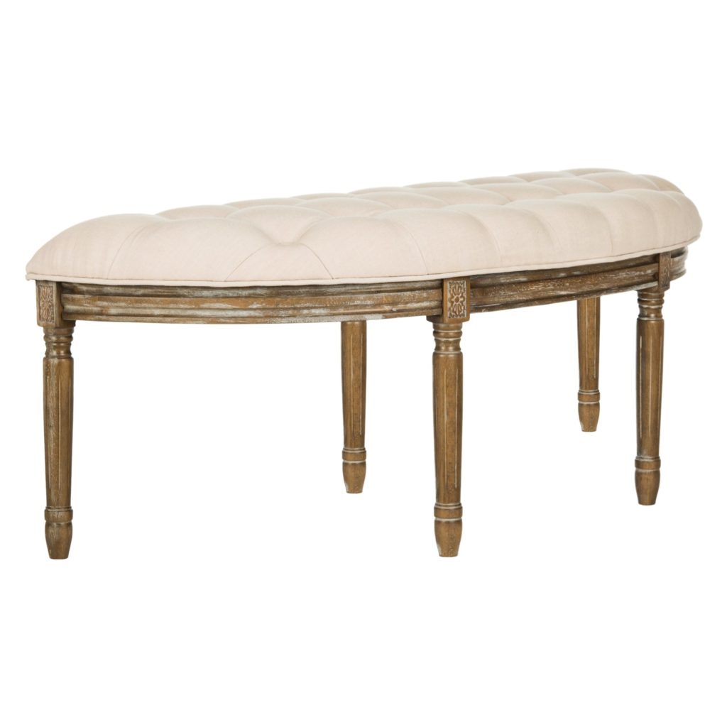 Tufted Rustic Semi Circle Bunch Ivory 