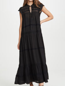 The Daily Hunt: Black Tiered Midi Dress and More!