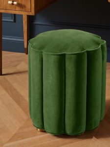 The Daily Hunt: Scalloped Velvet Pouf and More!
