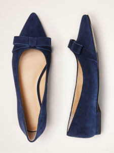 The Daily Hunt: Navy Suede Bow Flats and More!