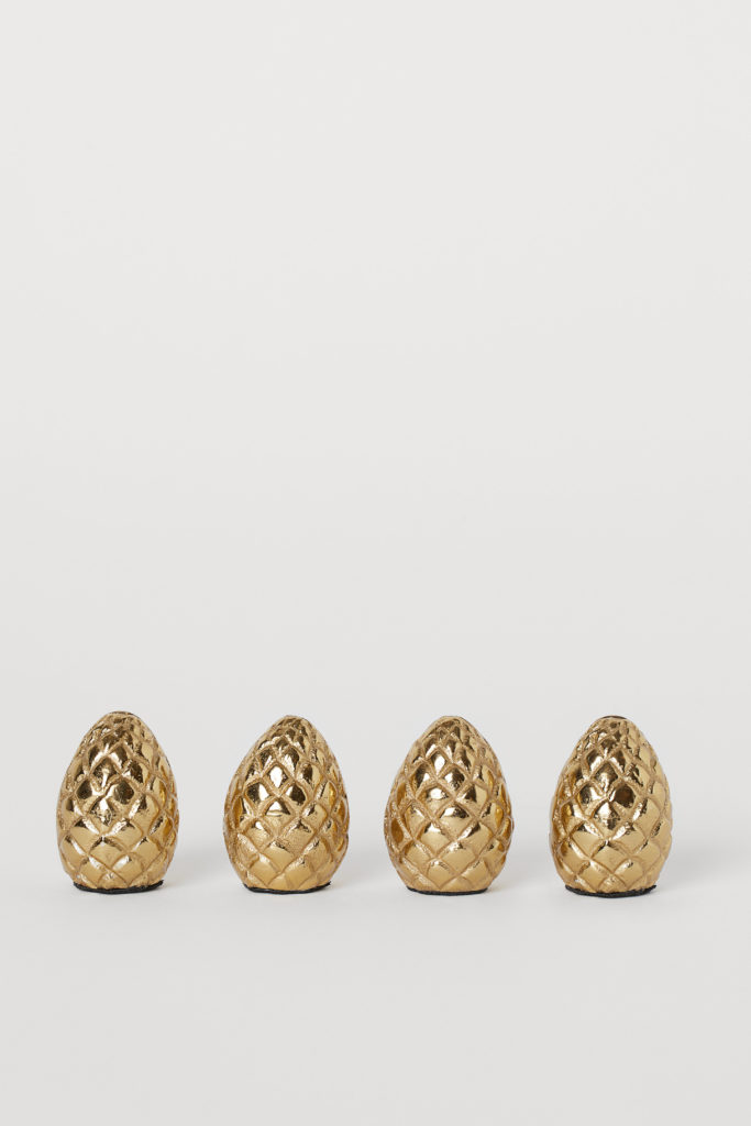 Gold Acorn Place Cards