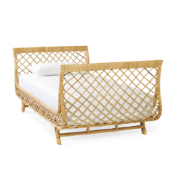 Woven Rattan Daybed