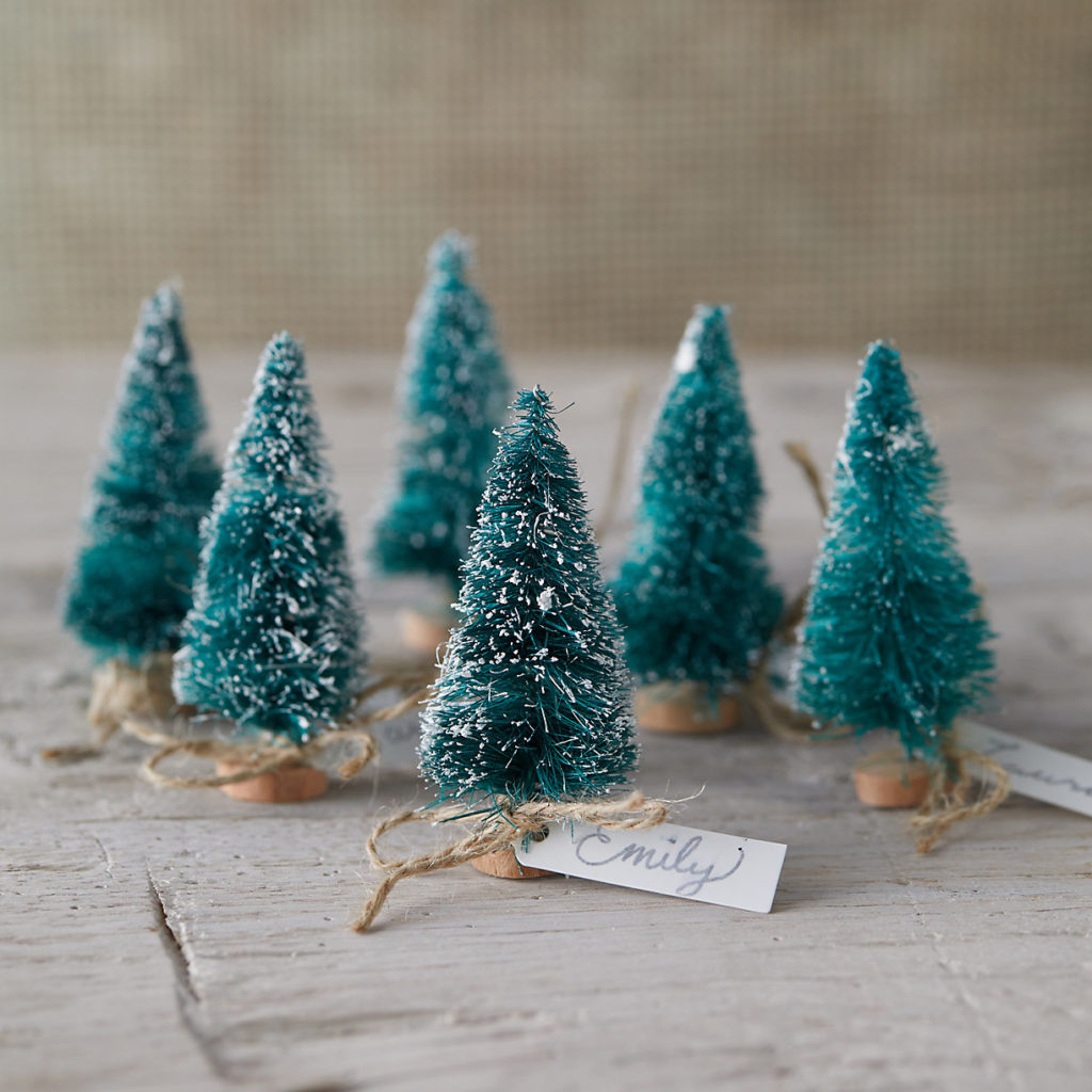 Evergreen Tree Place Card Holders