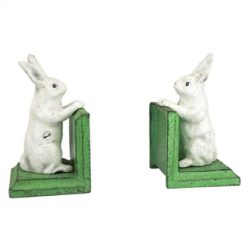 Bunny Cast Iron Bookends