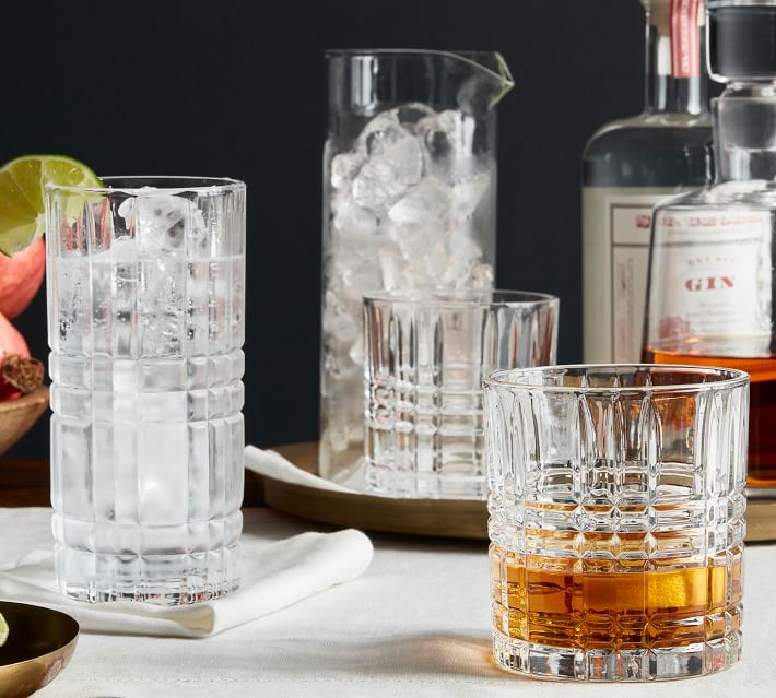 Plaid Cocktail Glasses