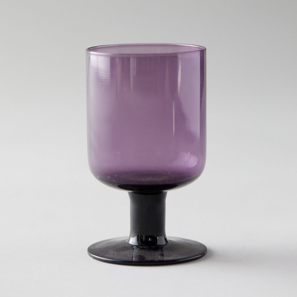 Purple Wine Glass