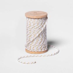 Gold and White Twine