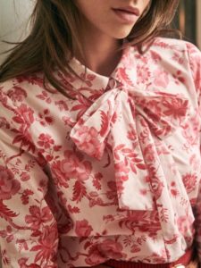 The Daily Hunt: Floral Bow Neck Blouse and More!