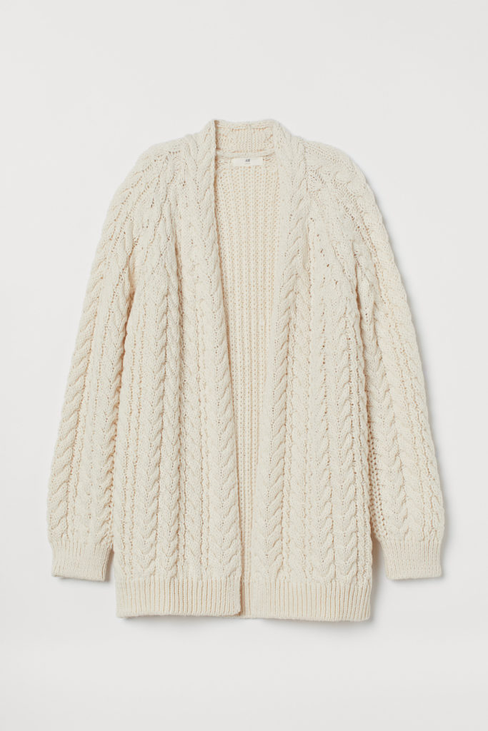 Soft Cable Knit Cardigan