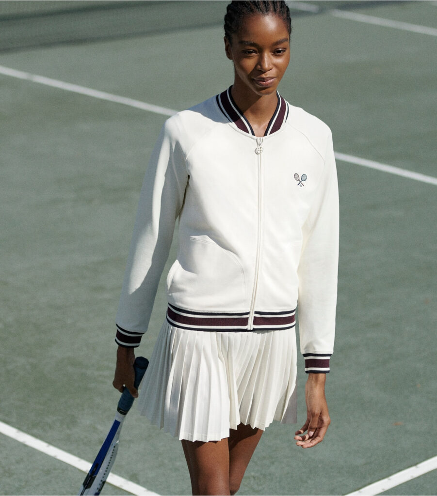 Tory Sport Tennis Outfit Inspiration Skirt Jacket