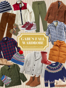 Gabe’s Fall Wardrobe (Toddler Boy Fashion!)