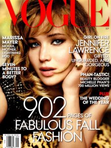 Jennifer Lawrence in September Vogue
