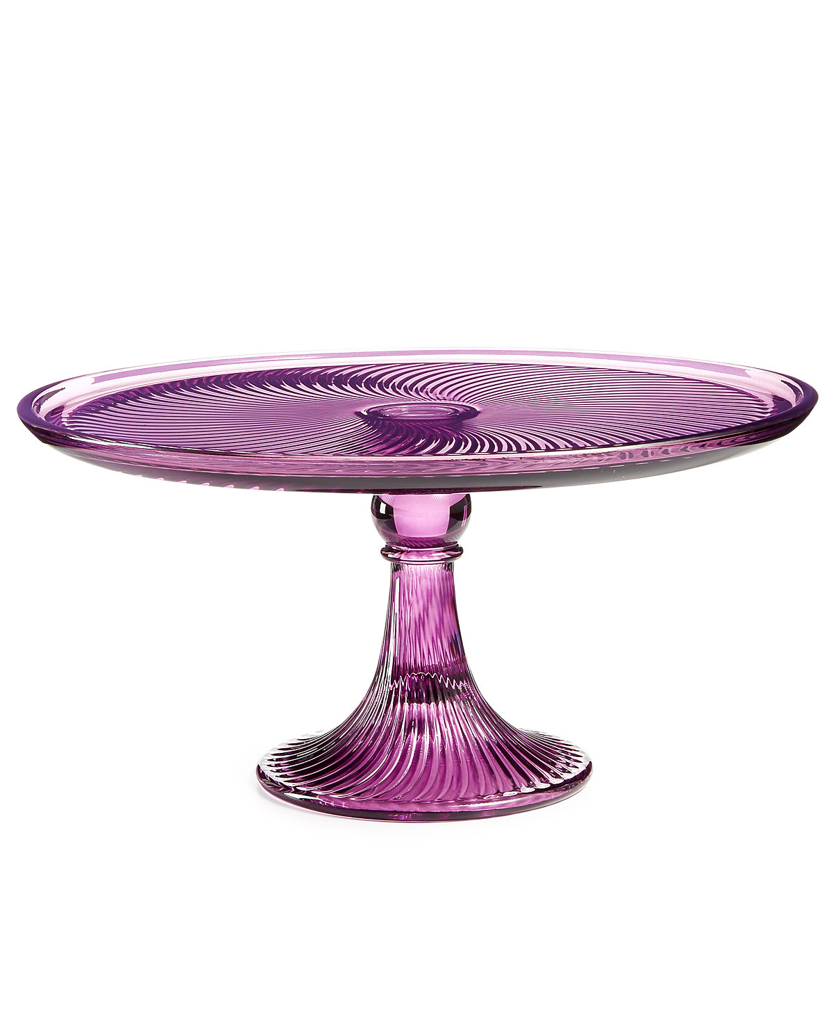 amethystglasspurplecakestand