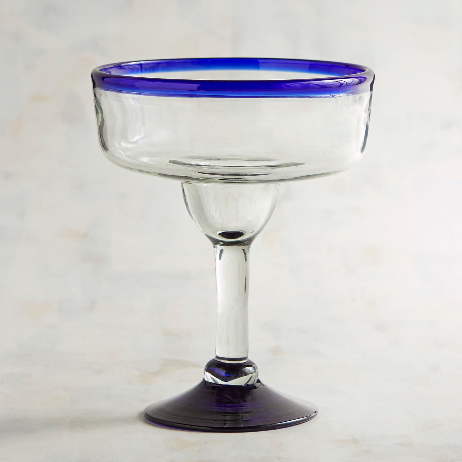 bluerimmargaritaglass