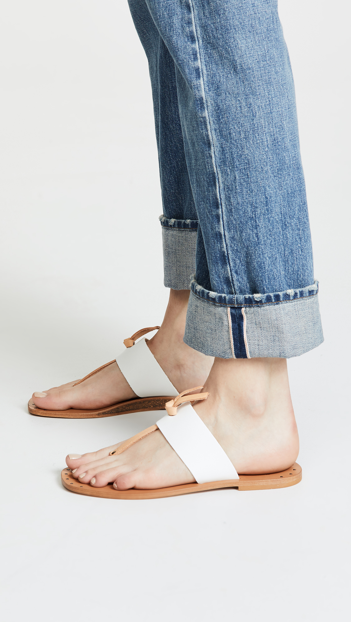 flat-leather-sandals - Katie Considers