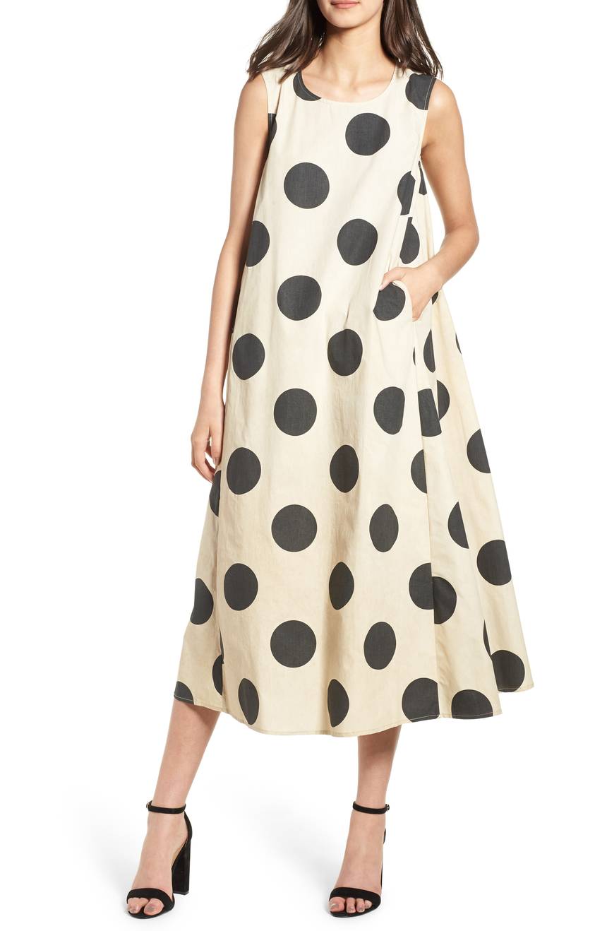 polka-dot-dress-a-line-womens-midi