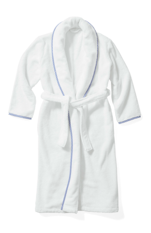 oxford-banded-robe-blue-white-bath - Katie Considers