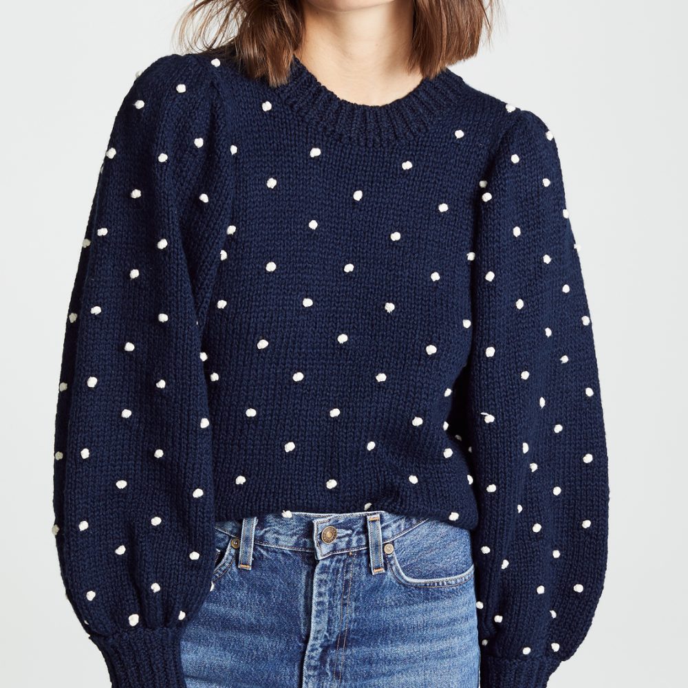The Daily Hunt: Polka Dot Embroidered Sweaters and More!