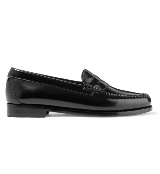 ghbassleatherloafersblack