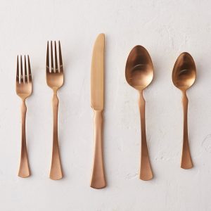 Copper Flatware Set