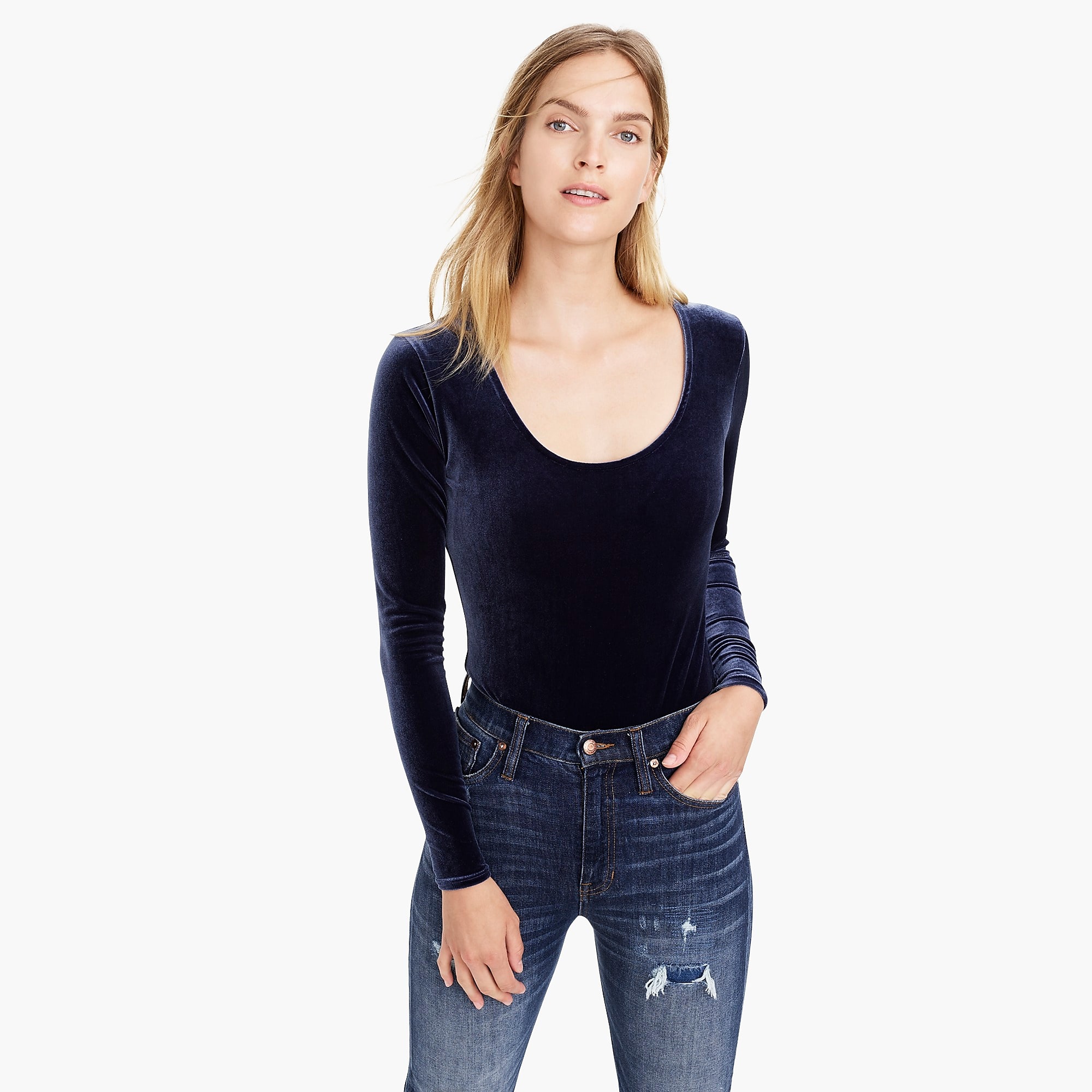blacknordstromvelvetscoopstretchbodysuit