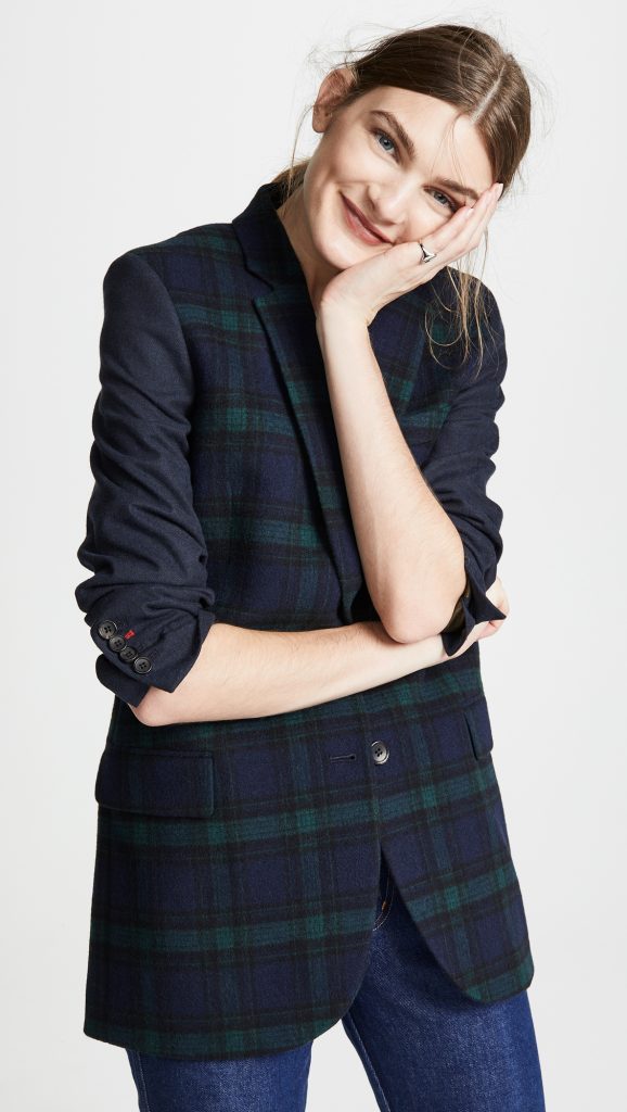 blackwatchplaidblazerwomensnavybluegreenholiday