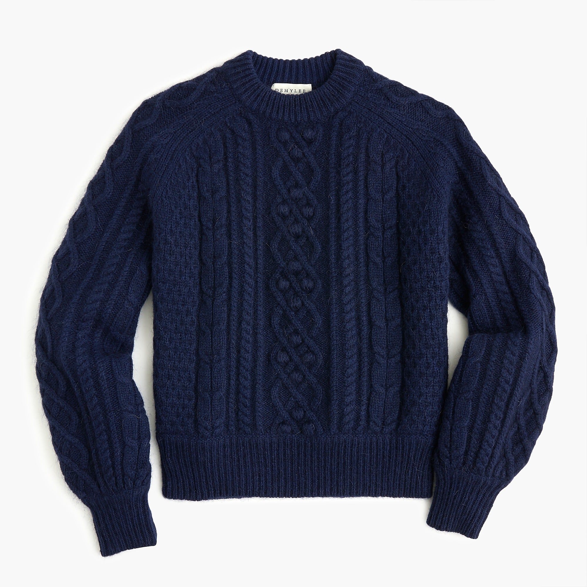 cable-knit-balloon-sleeve-sweater-womens-navy-blue-jcrew