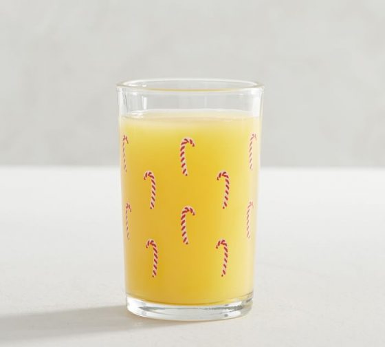 candycanejuiceglasssetof4potterybarnchristmasholiday